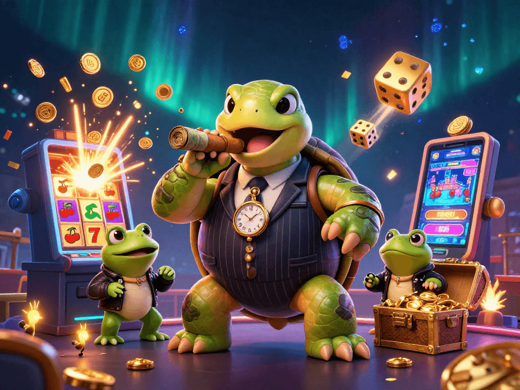 Experience the thrills of shbet with a vivid 3D illustration featuring a jackpot explosion and lively characters.