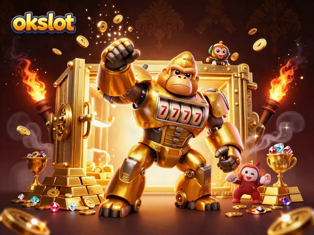 สนุกกับการหมุนสล็อตในรูปแบบใหม่กับ okslot พร้อมทองคำและอัญมณีที่เจิดจ้า