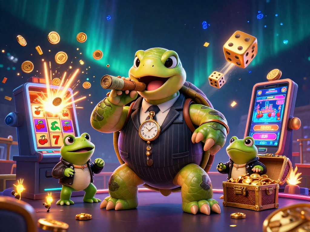 Experience the thrills of shbet with a vivid 3D illustration featuring a jackpot explosion and lively characters.