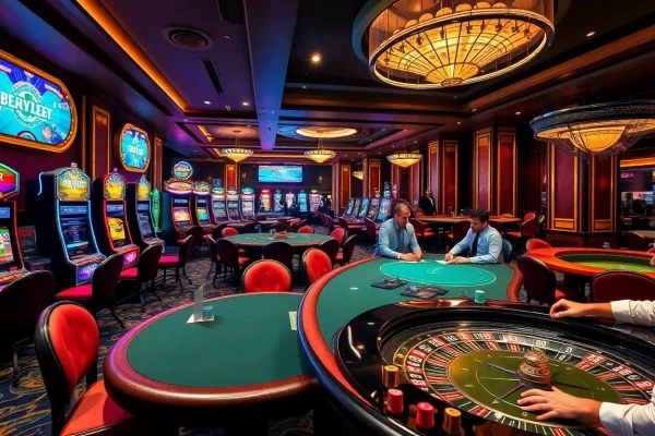 Experience luxury gaming at https://okwinbiz.com/ with vibrant slots and poker tables.