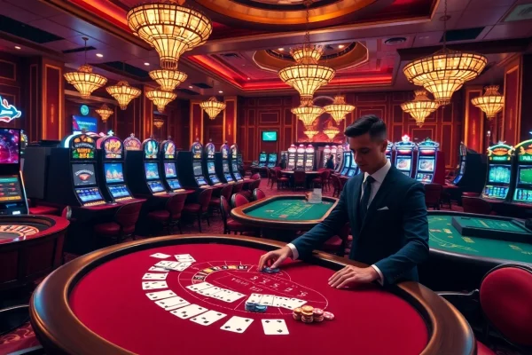 Experience the thrill of winning with https://rr88a.us.com/ at a vibrant casino table.