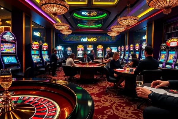 Experience the excitement of nohu90 with vibrant casino games and glamorous poker action.