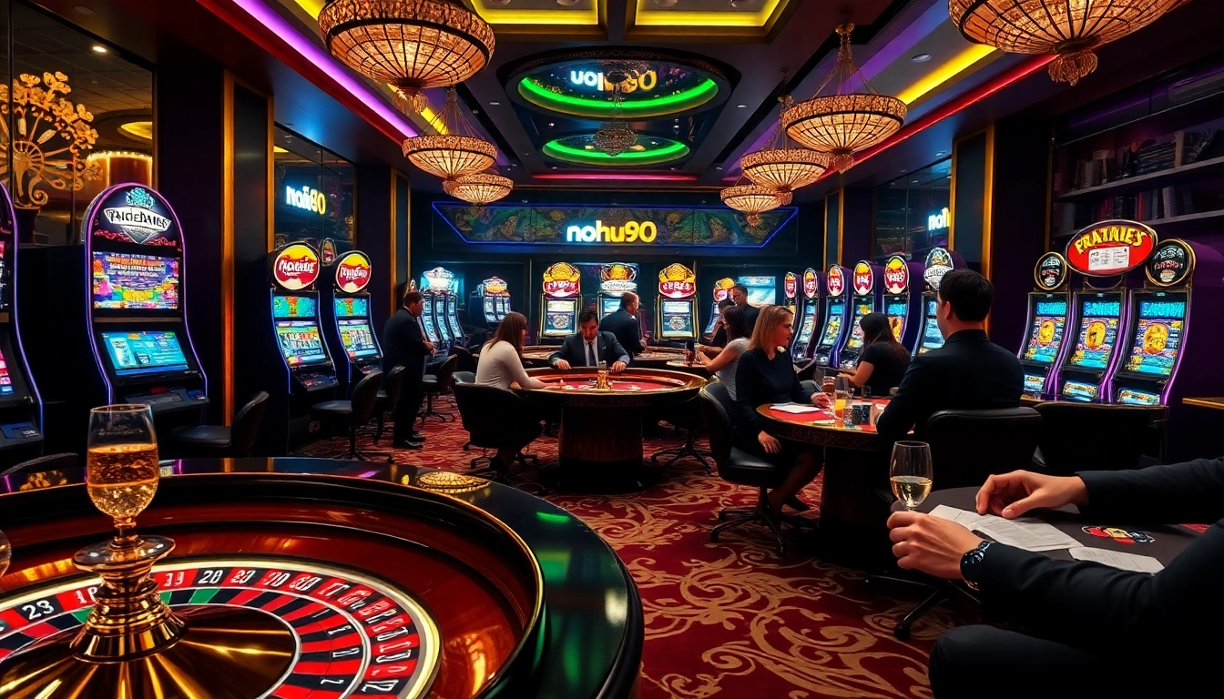 Experience the excitement of nohu90 with vibrant casino games and glamorous poker action.