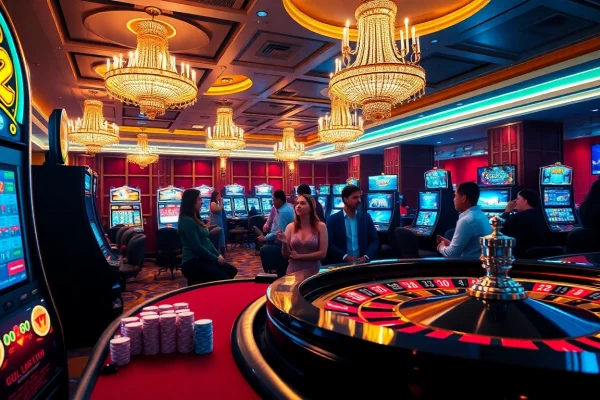 Engaging players enjoying diverse gambling experiences at 888new com's vibrant casino.