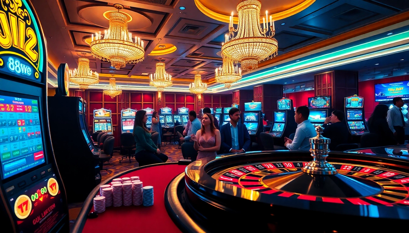 Engaging players enjoying diverse gambling experiences at 888new com's vibrant casino.