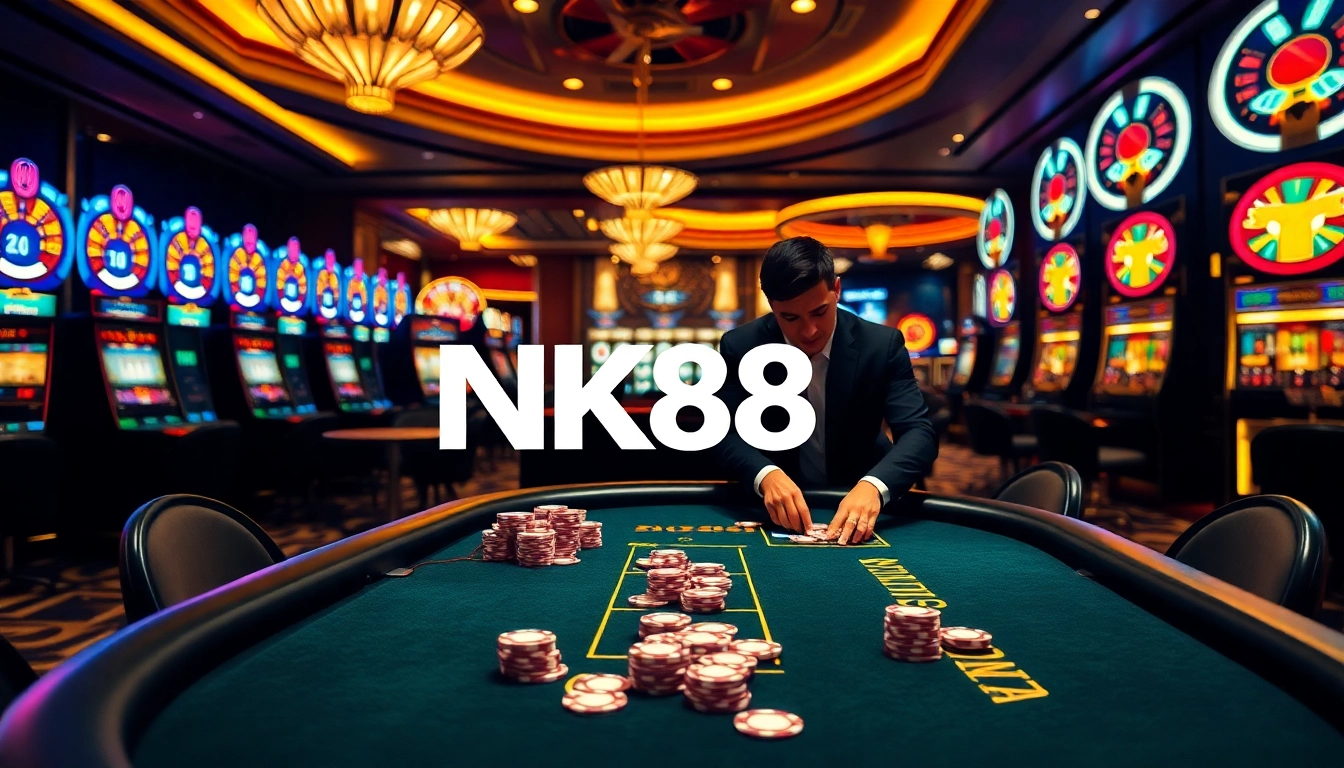 Join the excitement of nk88 win at our vibrant casino table filled with action.