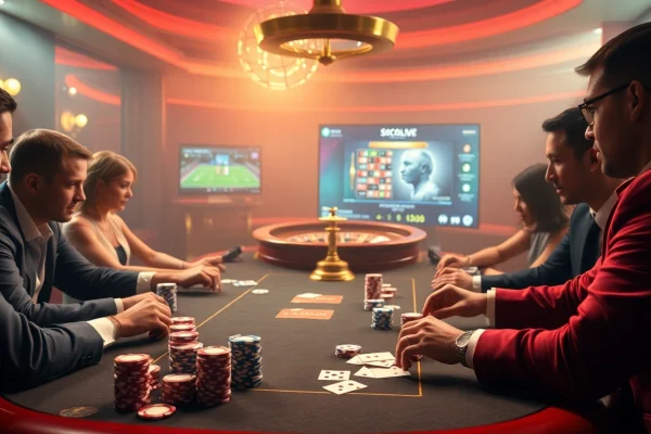 Socolive2.stream offers immersive sports betting experiences with vibrant poker chips and thrilling gameplay.
