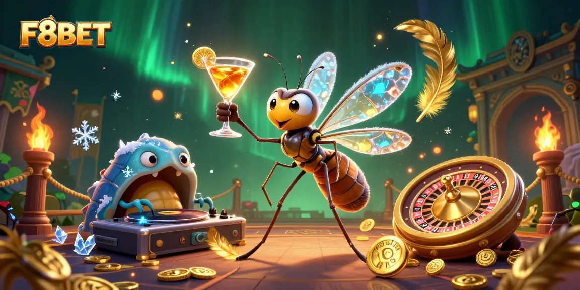 Engage with F8BET's vibrant casino world, featuring dynamic characters and gaming elements.