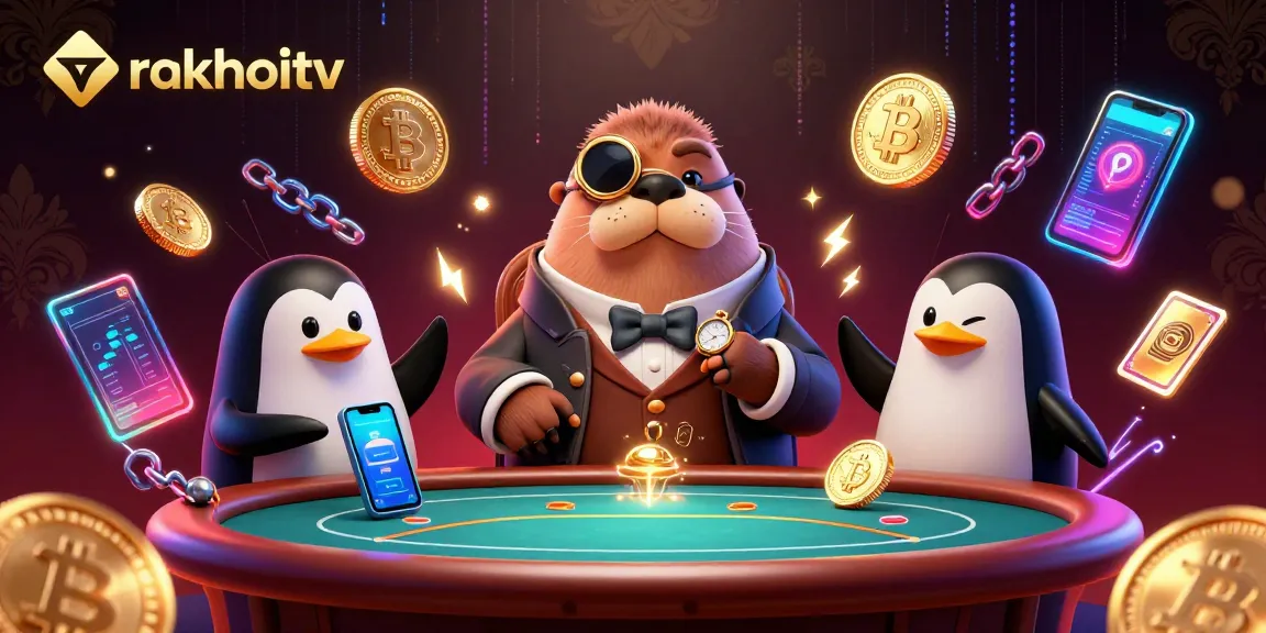 Join the rakhoitv poker action with a walrus, penguin dealer, and pufferfish bluffing.