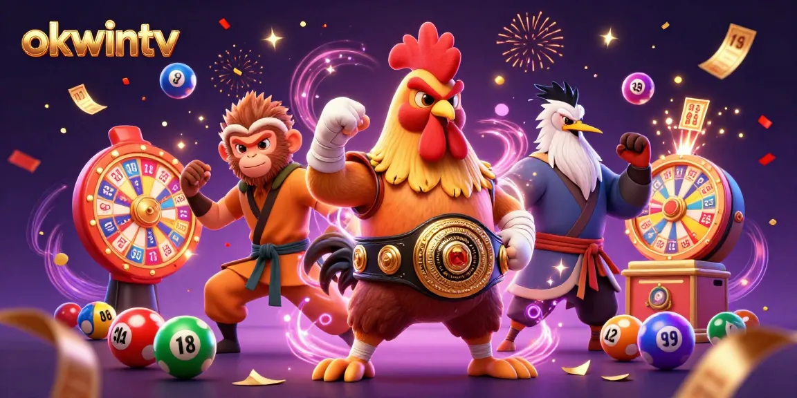 Experience thrilling games at okwintv with colorful lottery elements and engaging characters.