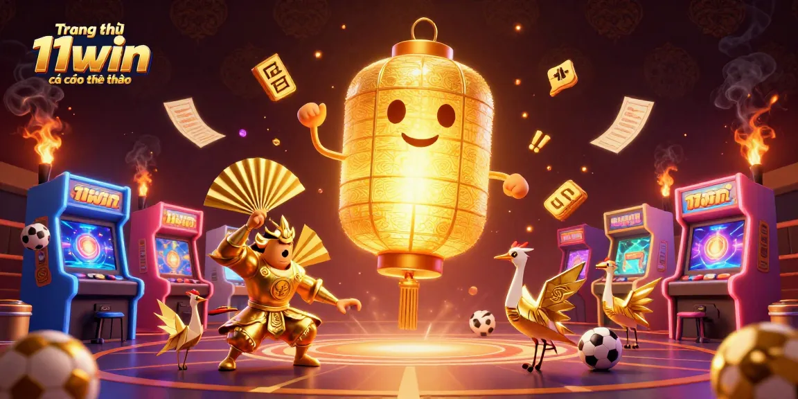 Experience the excitement of Trang chủ 11win cá cược thể thao with vibrant 3D sports betting illustration.