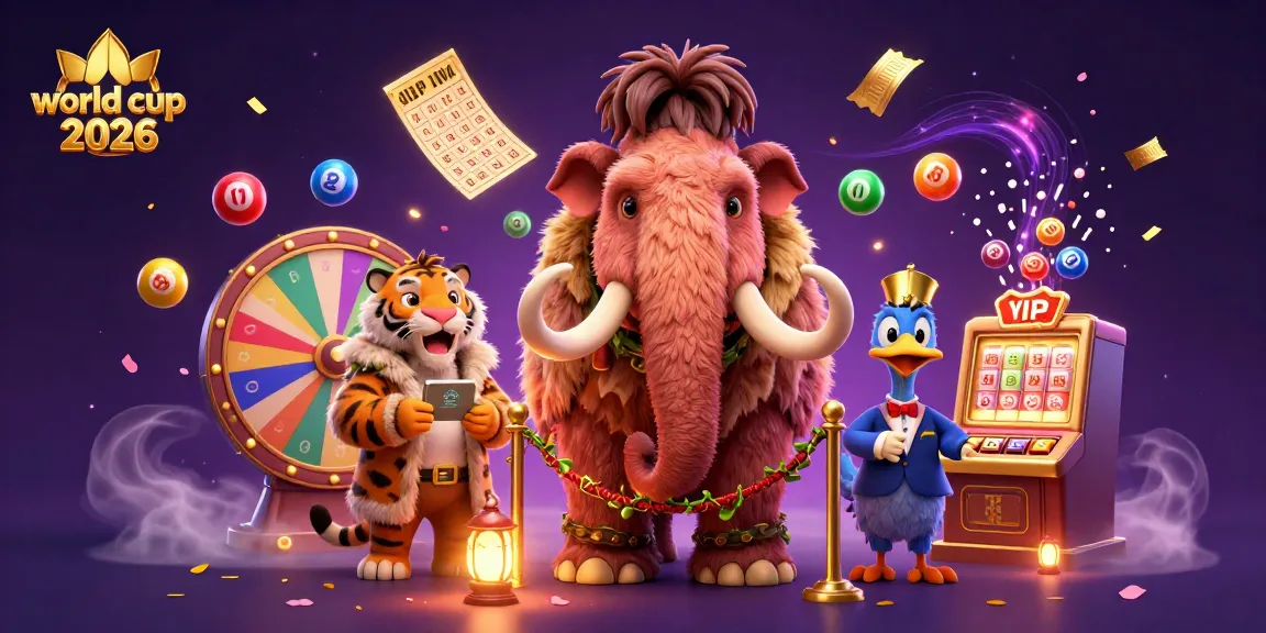 Enjoy the excitement of the world cup 2026 with vibrant casino characters amidst dynamic gaming elements.