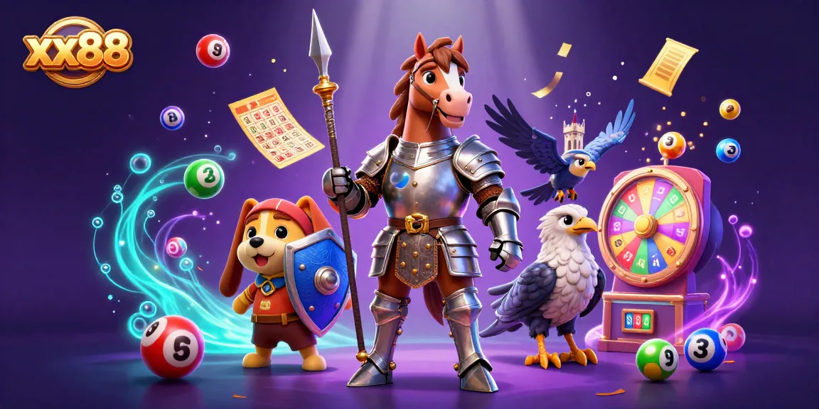 Experience the excitement of xx88 with dynamic lottery elements creating engaging casino visuals.
